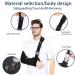 Arm Sling Shoulder Immobilizer for Men & Women | Comfort Medical Support for Rotator Cuff Injury & Post-Surgery Rehabilitation (Black Medium - Buy Online on GoSupps.com