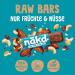 Salted Caramel Natural Fruit & Nut Bars - Vegan Gluten Free Healthy Snack - 18 Pack (35g) - Buy Online on GoSupps.com