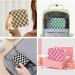CekPo Sanitary Napkin Storage Bag - Checkered Portable Period Pouch for Women - Black - Buy Online on GoSupps.com