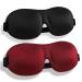2 Pack Sleep Mask 100% Blackout 3D Eye Mask Eye Mask with Adjustable Strap for Sleeping Eye Sleep Shade Cover Night Blindfold for Men Women