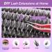 320 PCS Fluffy Lash Clusters - 3D Volume Faux Mink Eyelashes with Invisible Band | 10-16mm Wispy Eyelash Extensions for Easy Application - Buy Online on GoSupps.com