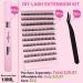 200Pcs DIY Eyelash Extension Kit D Curl Cluster Lashes with Waterproof Glue and Professional Tweezers - User Manual Included (40P-D-8-18MM) - Buy Online on GoSupps.com