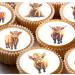 24 Highland Cow edible PRE CUT kids childrens party decorations Wafer Paper Cupcake Topper Cake