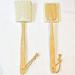 2-Pack Natural Loofah Exfoliating Bath Brush - Long Handle Body Sponge Scrubber for Men & Women - Buy Online on GoSupps.com