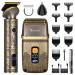 Scttomon T-Blade Hair Trimmers & Electric Shavers for Men Foil Shaver Beard Trimmer Men's Grooming Kit with Triple Blades Waterproof Cordless