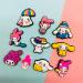 Hello Kitty Shoe Charms for Crocs - 50pcs Pink Fast Food Mexican Design - Buy Online on GoSupps.com