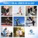 Calf Compression Sleeves & Leg Wraps (4 Piece Set) | Shin Splint Support & Pain Relief for Running, Basketball, Cycling | Men & Women | Small-Medium Black - Buy Online on GoSupps.com