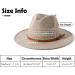 Lisianthus Women's Wool Wide Brim Fedora Hat with Belt Buckle - Oatmeal - Buy Online on GoSupps.com