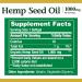 Nature's Bounty Hemp Seed Oil 1000mg Softgels - Cold Pressed Herbal Supplement - Buy Online on GoSupps.com