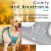 Thinkpet Anti Zug Dog Harness | Adjustable Reflective No-Choke Harness with Handle | Breathable & Upholstered | Large Bright Blue-Green (1 Pack) - International Shipping Available - Buy Online on GoSupps.com