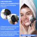 Premium Dual Silicone Facial Cleansing Brush - Exfoliating Face Scrubber for Deep Pore Cleansing & Skin Care (Black) - International Shipping Available - Buy Online on GoSupps.com