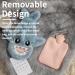 Pink Rabbit Hot Water Bottle (1000ml) for Pain & Fever Relief - International Shipping Available - Buy Online on GoSupps.com