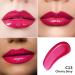 Oulac Cherry Sexy Lip Gloss - 3D Moisture Liquid Lipstick with Rosendamascena Extract - Transparent Glitter - 4.5ml for Dry Lips - Buy Online on GoSupps.com