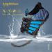 WateLves Water Shoes - Quick-Dry Aqua Socks for Beach, Pool, Surf, Yoga - 12 Women/10.5 Men - Blue Gray - Buy Online on GoSupps.com