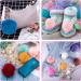 SIQUK 50 Pieces Faux Fur Pom Pom Balls - Bright 25 Colors - Hats, Beanies, Shoes, Scarves, Gloves, Bags Accessories - Buy Online on GoSupps.com