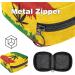 Stylish Menstruation Pad Bag with Zipper | Women's Tampon & Napkin Organizer | Abstract Marijuana & Rastafarian Design - Buy Online on GoSupps.com