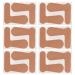 Cushioned Bandages Hammer Toe Separator Splints 10pcs Turf Toe Tape Straps Toe Splint Fixation Breathable Adhesive Toe Straightener for Hammer Toe Wraps Bandages Protectors Braces