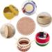PandaHall Wooden Basket Bottoms for DIY Craft - 7.8 Round Crochet Base, Large Natural Wood Shaper for Weaving, 8mm Hole, 3 Colors - Buy Online on GoSupps.com