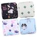 Lurrose Period Bag 4 Pcs Portable Napkin Napkin Storage Bag Pad Bags for Period for Period Bags for Teen Girls Cute Makeup Bag Portable Makeup Bag Nylon Cosmetic Bag Pedestal Period Pouch