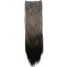 CAISHA by PRETTYSHOP XXL 24 Straight Brown Clip In Hair Extensions 8 Pieces Set - #8 Brown | CES2 - Buy Online on GoSupps.com