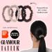 Silkie 4 Set 100% Pure Mulberry Silk Hair Ties - Thin Black Ponytail Holders with Travel Bags | Hair Care Essential for Every Day (Emerald) - Buy Online on GoSupps.com