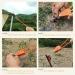 Hikeman Camping Rope with Ratchet Pulley | Adjustable Guy Lines for Tent, Canopy, Kayak & Grow Light | Khaki - Buy Online on GoSupps.com