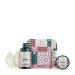 The Body Shop Bloom & Glow British Rose Essentials Body Care Holiday Gift Set Vegan 5-Piece Set