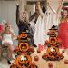 Oyrcvweuy Halloween Pumpkin Dessert Rack Witch Specter Party Cake Stand Paper Macaroon Display Stand for Halloween Party Decor - Buy Online on GoSupps.com