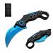 ALBATROSS EDC Cool Spring Assisted Folding Pocket Knives Tactical Sharp Raptor Claw Knife Blue