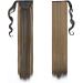 32 Inch Long Straight Ponytail Extension Wrap Around Ponytail Clip in Hairpiece Synthetic Hair Extensions for Women - Dark Brown mix Sandy Blonde - Buy Online on GoSupps.com