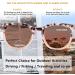 LianSan Women's Invisible Bifocal Reading Sunglasses | Retro UV Protection Sun Readers | Spring Hinge | Pink Tortoise Fashion | 200.0x Magnification - Buy Online on GoSupps.com