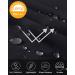 Pudolla Men's Lightweight Cargo Pants for Hiking & Outdoor Activities - Black, Size Medium - Buy Online on GoSupps.com