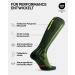 Danish Endurance Compression Stockings - Sports Compression Socks 21-26 mmHg for Men & Women | Thrombosis Support Socks in Green/Yellow (Size 43-47) - Buy Online on GoSupps.com