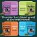 Gruffies Peanut Butter Calming Treats for Dogs 170g - Natural Ingredients Made in The USA Hemp-Based Treats for Anxiety Relief and Calm Behavior (Pack of 12) - Buy Online on GoSupps.com
