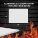 Simond Store Ceramic Fiber Insulation Board (2300 F) (1" X 18" X 24")  Ceramic Thermal Insulation Board for Wood Stoves Fireplaces Furnaces Forges Kiln Pizza Oven - Pack of 1 - Buy Online on GoSupps.com