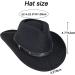 Classic Roll Up Fedora Cowboy Hat with Buckle Belt - Black Medium (22.4-22.8 inches) - Buy Online on GoSupps.com