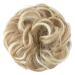 Jjstar Hair Part with Rubber Band - Big Bun Hair Tie & Extensions for Women | Dirty Blonde Curled Hair Updos & Messy Buns - Buy Online on GoSupps.com