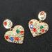Drop Earrings for Girls Exaggerated Geometric Heart-shaped Alloy Diamond Fashion Statement Gifts Daily Gold - Buy Online on GoSupps.com