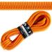 Powerful UIAA Static Rock Climbing Rope - High Strength Static Climbing Rope - Rock Mountaineering Climbing Gear - 10.5mm Rescue Rope - Heavy Duty Rope Orange 32 Feet