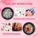 COSCELIA Gel Nail Polish Kit with U V Light Starter Kit 10PC Gel Polish Top Base Coat Nail Art Rhinestones Pink White Glitter Colors Gel Nail Manicure Kit Nail Art Design DIY for Women - Buy Online on GoSupps.com