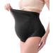 SUNNYBUY Maternity High Waist Hipster Panties - 2 Pack (1 Black, 1 Skin) | Seamless Soft Over Bump Design | Pregnancy Underwear for Women | Size M - Buy Online on GoSupps.com