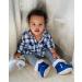 LACOFIA Baby Winter Shoes | Anti-slip Soft Sole Booties for Infant Girls Boys | 12-18 Months | Navy Blue - Buy Online on GoSupps.com