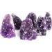 Deep Purple Amethyst Cluster (250-350g) - Polished Geode Quartz Crystal for Spiritual Healing and Home Decor - Buy Online on GoSupps.com
