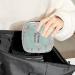 Women's Portable Period Kit - Mint Green Cherry Blossom Storage Bags for Feminine Products | Travel-Ready & Stylish - Buy Online on GoSupps.com