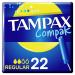 Tampax Compak Regulxe4re Tampons with Applicator X22 protection against expires and discretion Gefxfchl from Fresh Tampax Compak Regular 22 pieces (1 Pack)