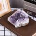 Nupuyai Natural Amethyst Druse Rough Stone - 4XL Irregular Crystal Cluster for Reiki Healing & Home Decoration - Buy Online on GoSupps.com