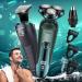Electric Razor for Men New Upgrade Electric Shavers for Men Cordless Rechargeable 3D Rotary Men Shaver Wet/Dry Mens Shaver Waterproof Mens Razor for Shaving Gifts for Husband Dad Boyfriend