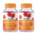 Lifeable Calcium Magnesium + Biotin Gummies Bundle - Great Tasting Vitamin Supplement Gluten Free GMO Free Chewable