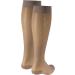 Truform Sheer Compression Stockings 15-20 mmHg Women's Knee High Nude Medium - Diamond Pattern (1 Pair) - Buy Online on GoSupps.com