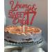 Young & sweet only 17 Cake Topper Girls Happy 17th Birthday Party Cake Decorations Dancing Queen Sweet 17 Anniversary Party Decor Supplies Red Glitter - Buy Online on GoSupps.com